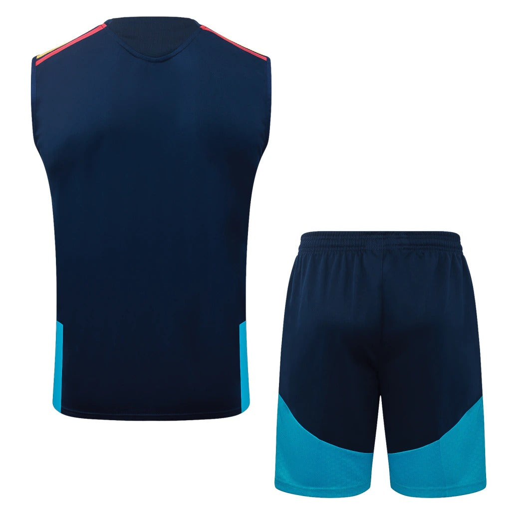 Conjunto Adidas Treino Espanha 2026/27 Regata Azul-Marinho