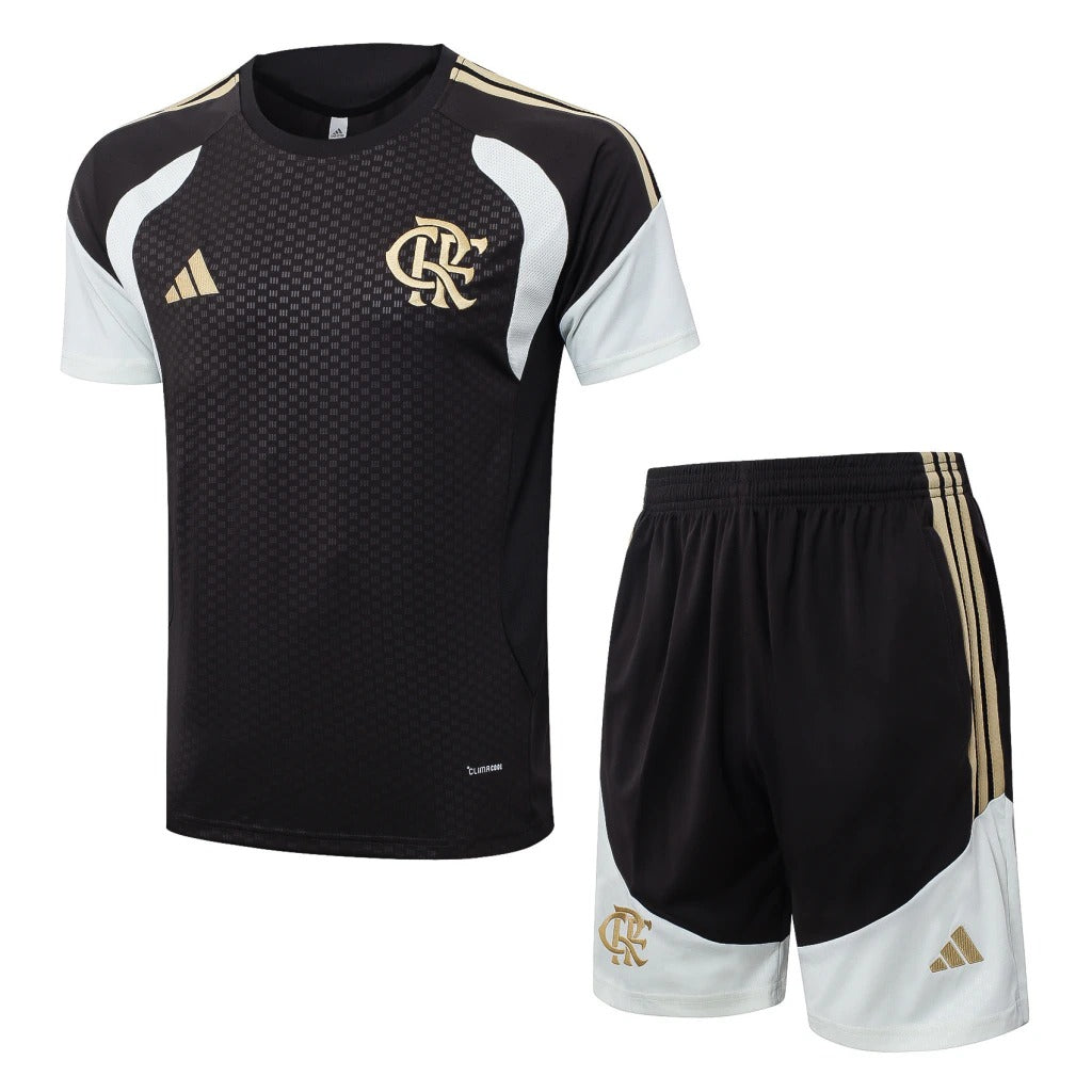 Conjunto Adidas Treino Flamengo 2026/27 Preto