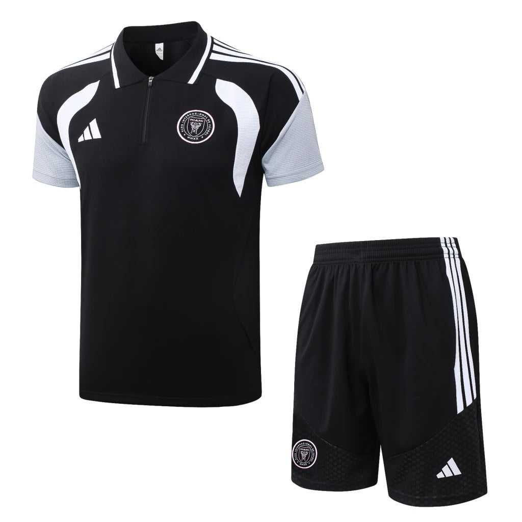 Conjunto Adidas Treino Inter Miami 2026/27 Polo Preta