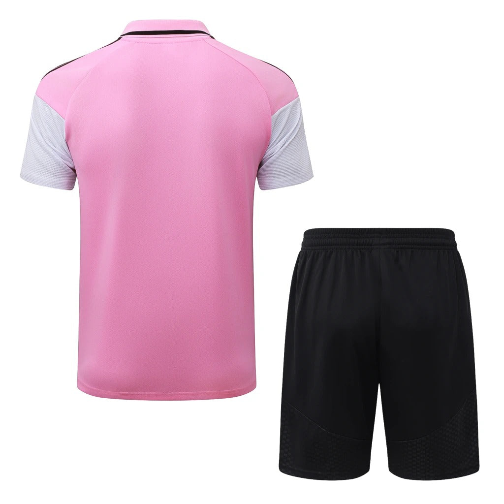 Conjunto Adidas Treino Inter Miami 2026/27 Polo Rosa