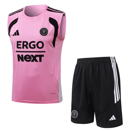 Conjunto Adidas Treino Inter Miami 2026/27 Regata Rosa