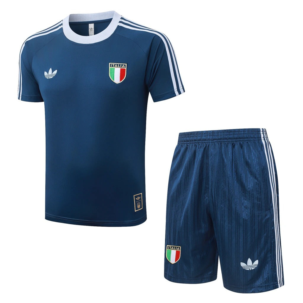 Conjunto Adidas Treino Itália 2026/27 Azul-Marinho Originals