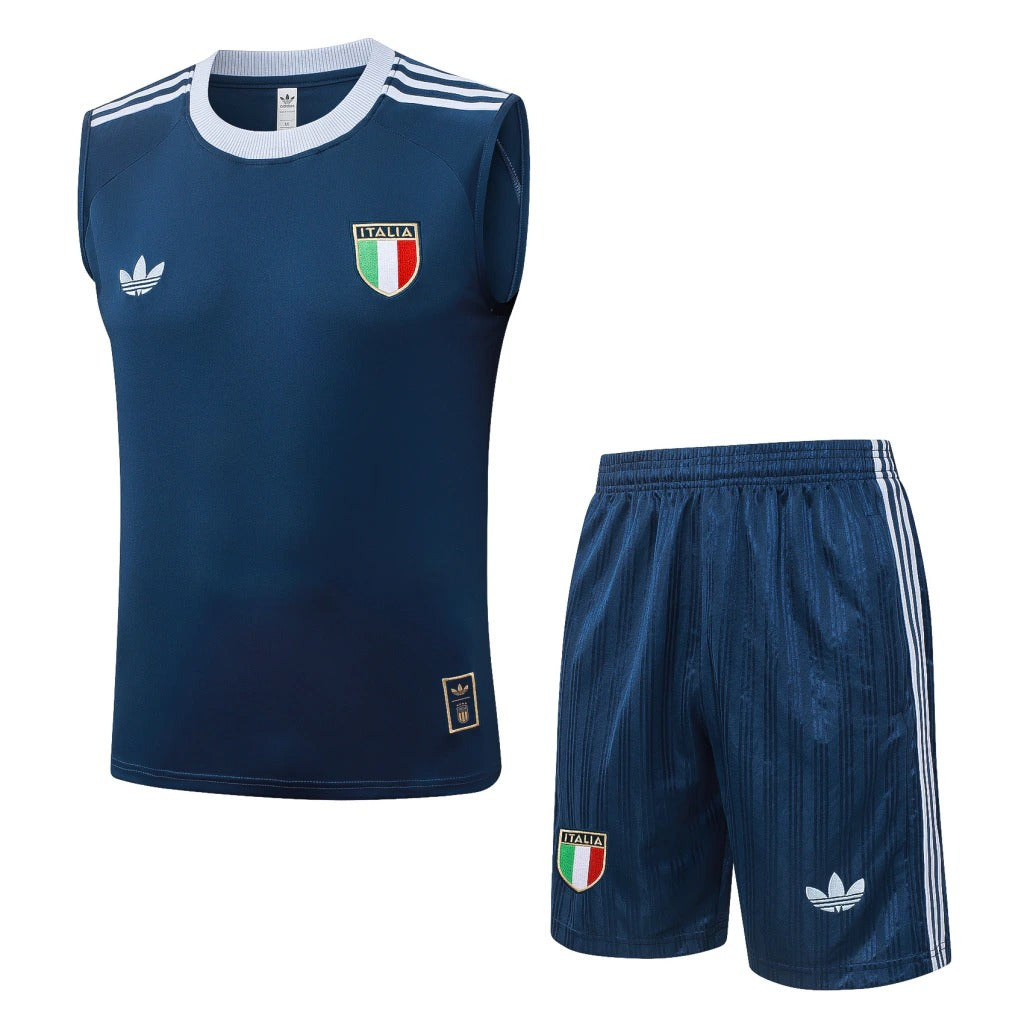 Conjunto Adidas Treino Itália 2026/27 Regata Azul-Marinho Originals