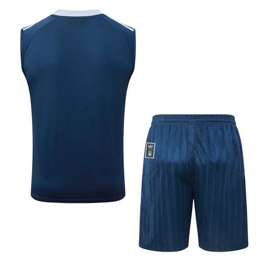 Conjunto Adidas Treino Itália 2026/27 Regata Azul-Marinho Originals