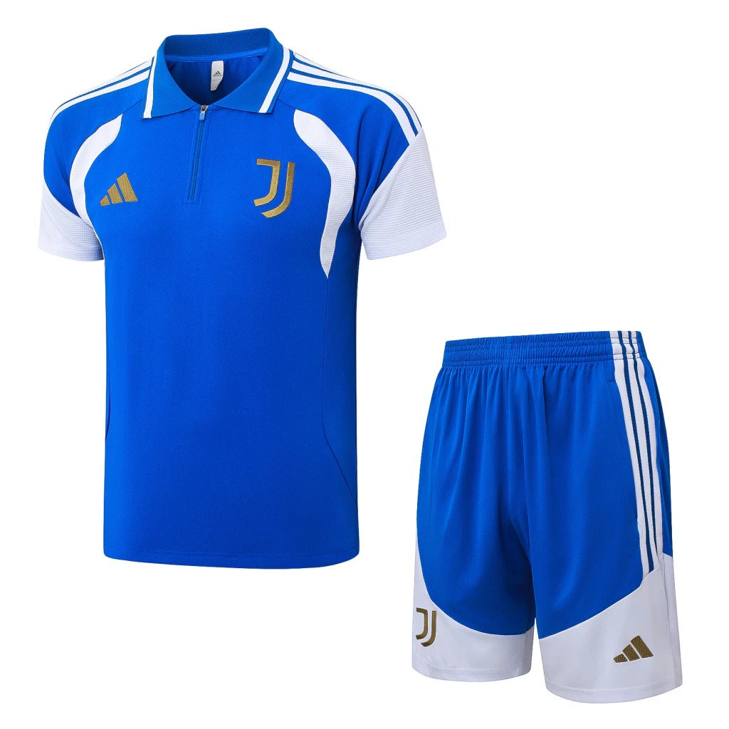 Conjunto Adidas Treino Juventus 2026/27 Polo Azul