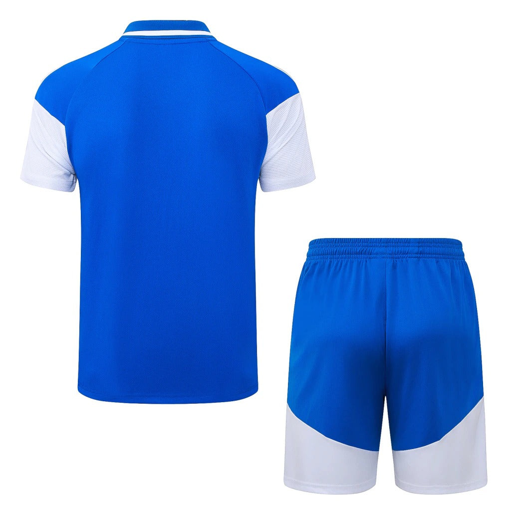 Conjunto Adidas Treino Juventus 2026/27 Polo Azul