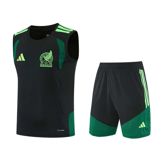 Conjunto Adidas Treino México 2026/27 Regata Preta
