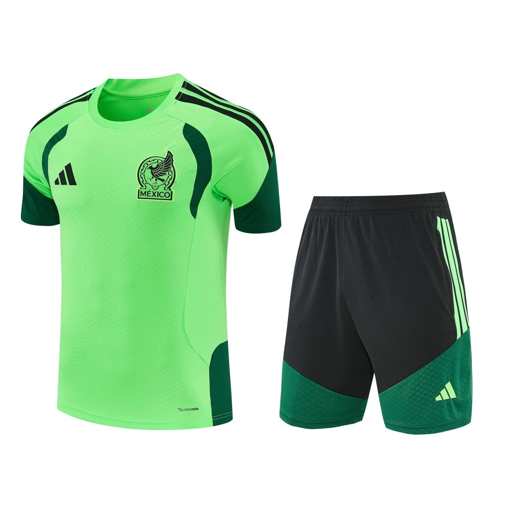 Conjunto Adidas Treino México 2026/27 Verde