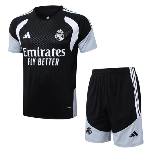 Conjunto Adidas Treino Real Madrid 2026/27 Preto