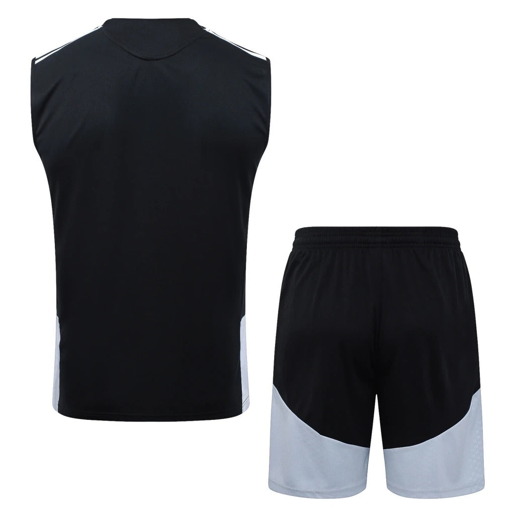 Conjunto Adidas Treino Real Madrid 2026/27 Regata Preta