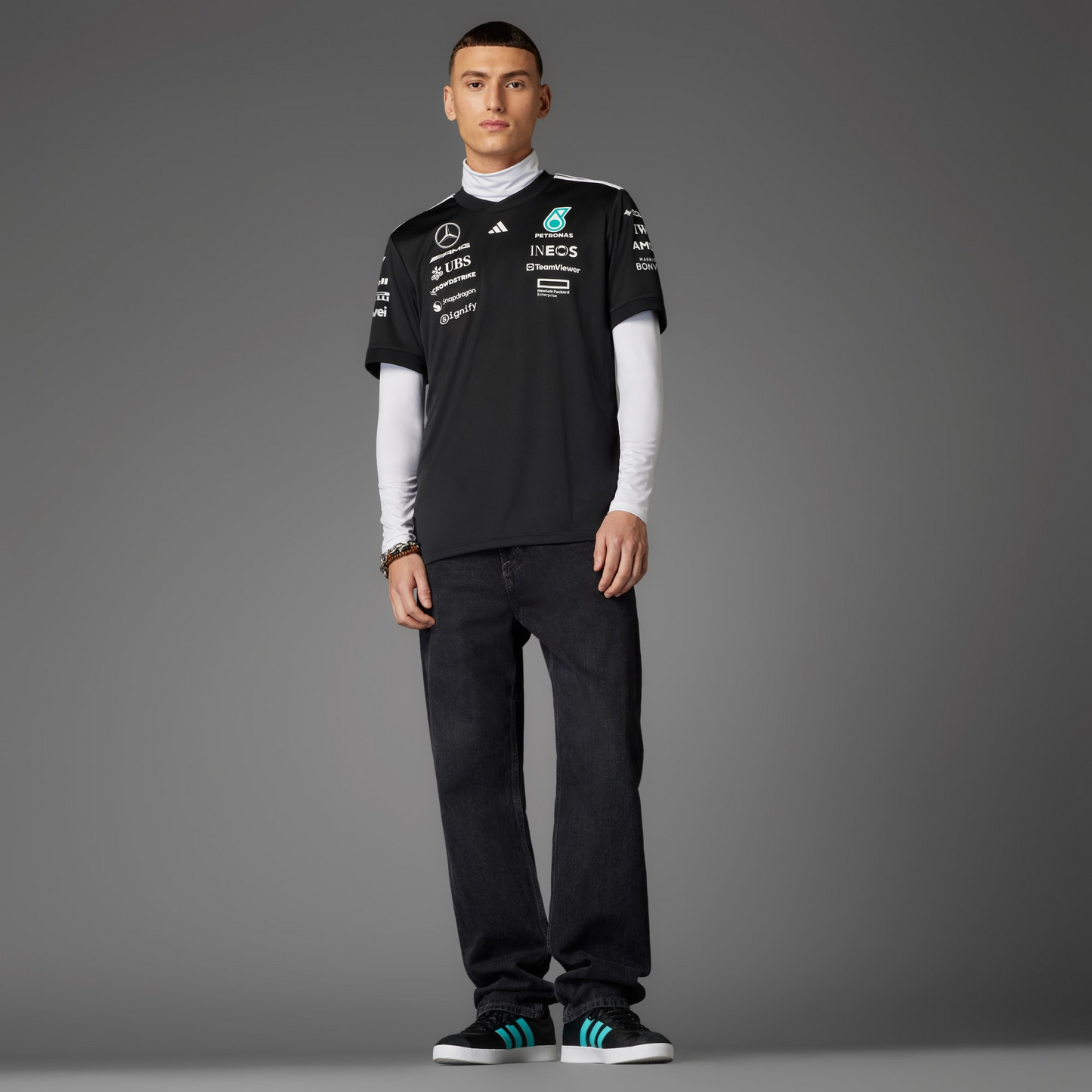 Camisa Driver Mercedes - AMS Petronas F1