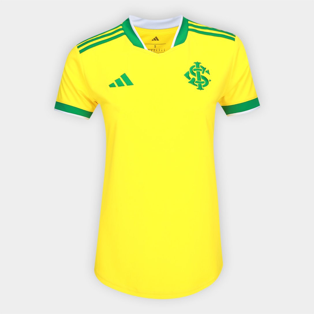 Camisa Feminina Internacional Brasil Adidas 2026