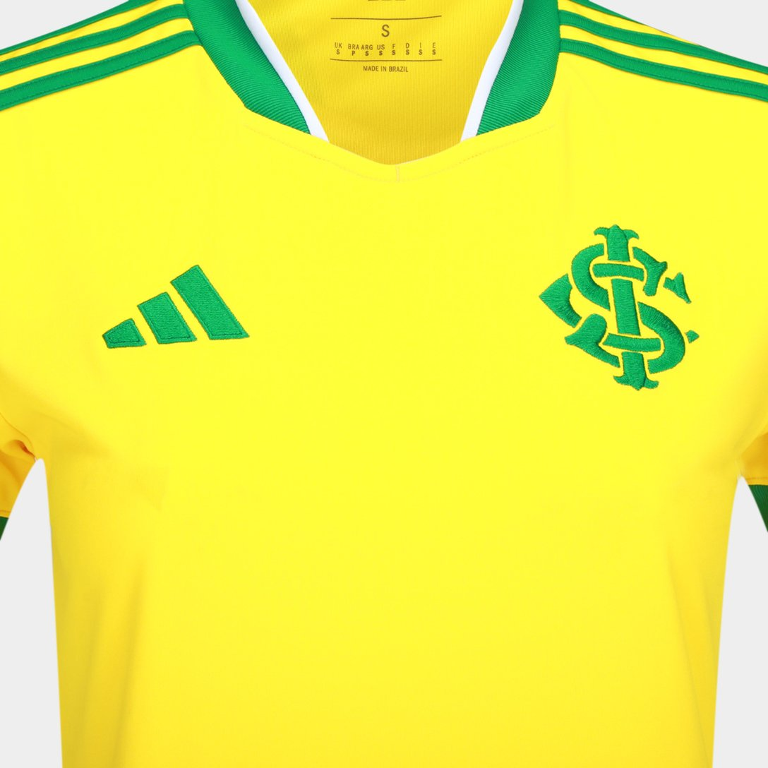 Camisa Feminina Internacional Brasil Adidas 2026