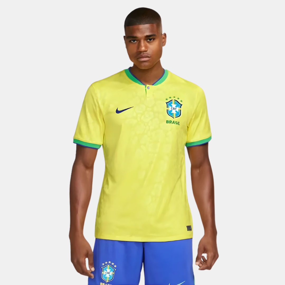 Camisa Seleção Brasileira I 2022 Torcedor Nike Masculina - Amarela