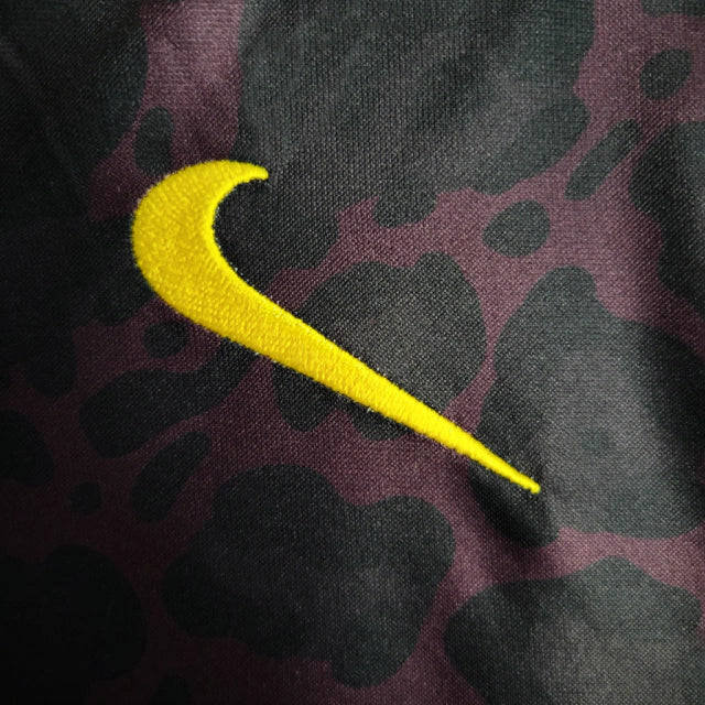 Camisa Goleiro Seleção Brasileira 22/23 Nike Torcedor Masculina - Preta com detalhes em amarelo