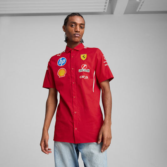 Camisa Scuderia Ferrari 2025 Team Masculina